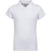 Premium Wear Girls Short Sleeve Polo Shirts - White Large view 1
