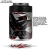 Abstract 02 Red - Decal Style Skin Wrap fits Yeti Rambler Colster and RTIC Can (Cooler NOT Included) view 2