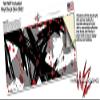 Abstract 02 Red - Decal Style Skin Wrap fits Yeti Rambler Colster and RTIC Can (Cooler NOT Included) view 3