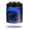 Alecias Swirl 01 Blue - Decal Style Skin Wrap fits Yeti Rambler Colster and RTIC Can (Cooler NOT Included)