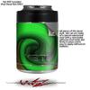 Alecias Swirl 01 Green - Decal Style Skin Wrap fits Yeti Rambler Colster and RTIC Can (Cooler NOT Included) view 2