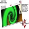 Alecias Swirl 01 Green - Decal Style Skin Wrap fits Yeti Rambler Colster and RTIC Can (Cooler NOT Included) view 3
