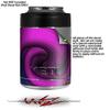 Alecias Swirl 01 Purple - Decal Style Skin Wrap fits Yeti Rambler Colster and RTIC Can (Cooler NOT Included) view 2