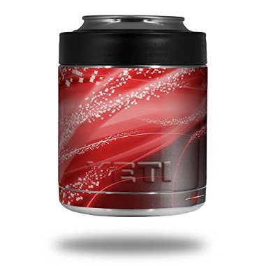 Mystic Vortex Red - Decal Style Skin Wrap fits Yeti Rambler Colster and RTIC Can (Cooler NOT Included)