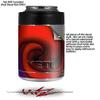 Alecias Swirl 01 Red - Decal Style Skin Wrap fits Yeti Rambler Colster and RTIC Can (Cooler NOT Included) view 2