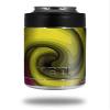 Alecias Swirl 01 Yellow - Decal Style Skin Wrap fits Yeti Rambler Colster and RTIC Can (Cooler NOT Included)
