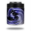 Alecias Swirl 02 Blue - Decal Style Skin Wrap fits Yeti Rambler Colster and RTIC Can (Cooler NOT Included) view 1