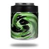 Alecias Swirl 02 Green - Decal Style Skin Wrap fits Yeti Rambler Colster and RTIC Can (Cooler NOT Included) view 1