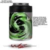 Alecias Swirl 02 Green - Decal Style Skin Wrap fits Yeti Rambler Colster and RTIC Can (Cooler NOT Included) view 2