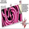 Alecias Swirl 02 Hot Pink - Decal Style Skin Wrap fits Yeti Rambler Colster and RTIC Can (Cooler NOT Included) view 3