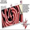 Alecias Swirl 02 Red - Decal Style Skin Wrap fits Yeti Rambler Colster and RTIC Can (Cooler NOT Included) view 3