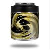 Alecias Swirl 02 Yellow - Decal Style Skin Wrap fits Yeti Rambler Colster and RTIC Can (Cooler NOT Included) view 1