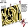 Alecias Swirl 02 Yellow - Decal Style Skin Wrap fits Yeti Rambler Colster and RTIC Can (Cooler NOT Included) view 3