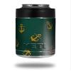 Anchors Away Hunter Green - Decal Style Skin Wrap fits Yeti Rambler Colster and RTIC Can (Cooler NOT Included)