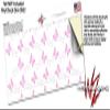 Pastel Butterflies Pink on White - Decal Style Skin Wrap fits Yeti Rambler Colster and RTIC Can (Cooler NOT Included) view 3