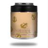 Anchors Away Peach - Decal Style Skin Wrap fits Yeti Rambler Colster and RTIC Can (Cooler NOT Included)