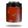 Anchors Away Red Dark - Decal Style Skin Wrap fits Yeti Rambler Colster and RTIC Can (Cooler NOT Included) view 1