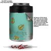 Anchors Away Seafoam Green - Decal Style Skin Wrap fits Yeti Rambler Colster and RTIC Can (Cooler NOT Included) view 2
