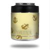 Anchors Away Yellow Sunshine - Decal Style Skin Wrap fits Yeti Rambler Colster and RTIC Can (Cooler NOT Included) view 1