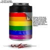 Rainbow Stripes - Decal Style Skin Wrap fits Yeti Rambler Colster and RTIC Can (Cooler NOT Included) view 2