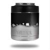 Ripped Colors Black Gray - Decal Style Skin Wrap fits Yeti Rambler Colster and RTIC Can (Cooler NOT Included) view 1