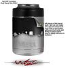 Ripped Colors Black Gray - Decal Style Skin Wrap fits Yeti Rambler Colster and RTIC Can (Cooler NOT Included) view 2