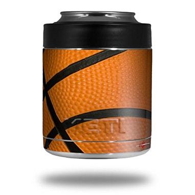 Basketball - Decal Style Skin Wrap fits Yeti Rambler Colster and RTIC Can (Cooler NOT Included)