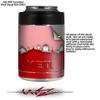 Ripped Colors Pink Red - Decal Style Skin Wrap fits Yeti Rambler Colster and RTIC Can (Cooler NOT Included) view 2
