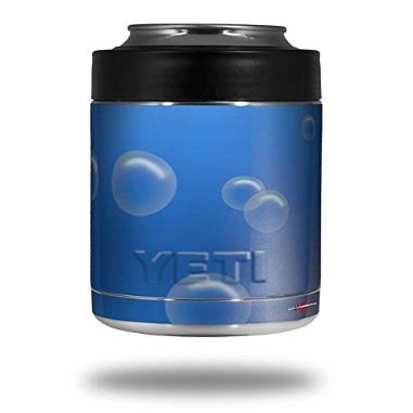 Bubbles Blue - Decal Style Skin Wrap fits Yeti Rambler Colster and RTIC Can (Cooler NOT Included)