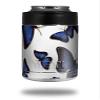 Butterflies Blue - Decal Style Skin Wrap fits Yeti Rambler Colster and RTIC Can (Cooler NOT Included) view 1
