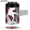 Butterflies Purple - Decal Style Skin Wrap fits Yeti Rambler Colster and RTIC Can (Cooler NOT Included) view 2