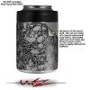 Scattered Skulls Gray - Decal Style Skin Wrap fits Yeti Rambler Colster and RTIC Can (Cooler NOT Included) view 2