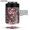 Scattered Skulls Pink - Decal Style Skin Wrap fits Yeti Rambler Colster and RTIC Can (Cooler NOT Included) view 2