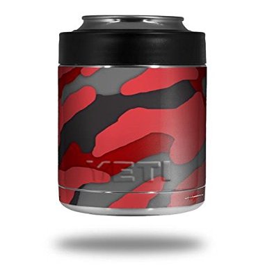 Camouflage Red - Decal Style Skin Wrap fits Yeti Rambler Colster and RTIC Can (Cooler NOT Included)