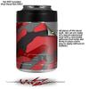 Camouflage Red - Decal Style Skin Wrap fits Yeti Rambler Colster and RTIC Can (Cooler NOT Included) view 2