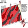 Camouflage Red - Decal Style Skin Wrap fits Yeti Rambler Colster and RTIC Can (Cooler NOT Included) view 3