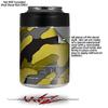 Camouflage Yellow - Decal Style Skin Wrap fits Yeti Rambler Colster and RTIC Can (Cooler NOT Included) view 2