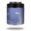 Snowflakes - Decal Style Skin Wrap fits Yeti Rambler Colster and RTIC Can (Cooler NOT Included) view 1