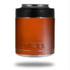 Solids Collection Burnt Orange - Decal Style Skin Wrap fits Yeti Rambler Colster and RTIC Can (Cooler NOT Included) view 1