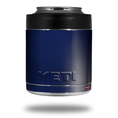 Solids Collection Navy Blue - Decal Style Skin Wrap fits Yeti Rambler Colster and RTIC Can (Cooler NOT Included)