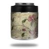 Flowers and Berries Pink - Decal Style Skin Wrap fits Yeti Rambler Colster and RTIC Can (Cooler NOT Included) view 1