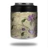 Flowers and Berries Purple - Decal Style Skin Wrap fits Yeti Rambler Colster and RTIC Can (Cooler NOT Included) view 1