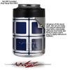 Squared Navy Blue - Decal Style Skin Wrap fits Yeti Rambler Colster and RTIC Can (Cooler NOT Included) view 2
