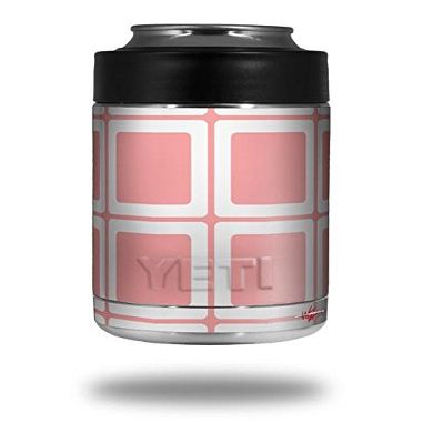 Squared Pink - Decal Style Skin Wrap fits Yeti Rambler Colster and RTIC Can (Cooler NOT Included)