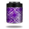 Wavey Purple - Decal Style Skin Wrap fits Yeti Rambler Colster and RTIC Can (Cooler NOT Included) view 1