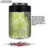 Wavey Sage Green - Decal Style Skin Wrap fits Yeti Rambler Colster and RTIC Can (Cooler NOT Included) view 2