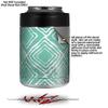 Wavey Seafoam Green - Decal Style Skin Wrap fits Yeti Rambler Colster and RTIC Can (Cooler NOT Included) view 2