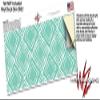 Wavey Seafoam Green - Decal Style Skin Wrap fits Yeti Rambler Colster and RTIC Can (Cooler NOT Included) view 3