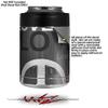 Love and Peace Gray - Decal Style Skin Wrap fits Yeti Rambler Colster and RTIC Can (Cooler NOT Included) view 2