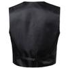 Classic Solid Suit Vest in Burgundy Size 4XL view 2